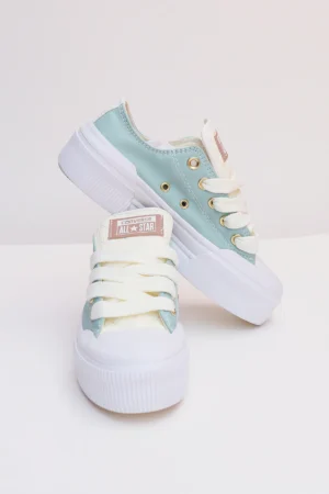 CONVERSE PLATAFORMA AZUL
